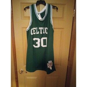 Len Bias Mitchell and Ness Hardwood Classic Green Jersey Size 56